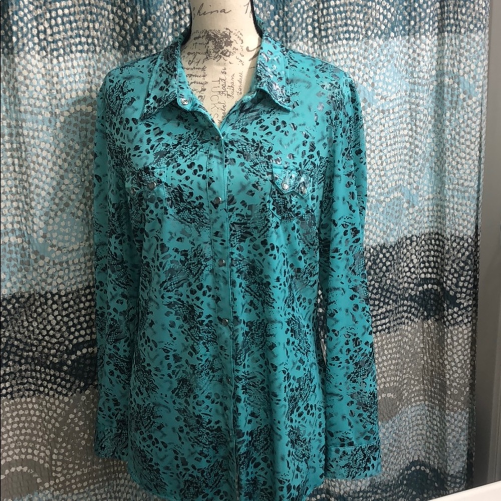 Roper XL button up western shirt